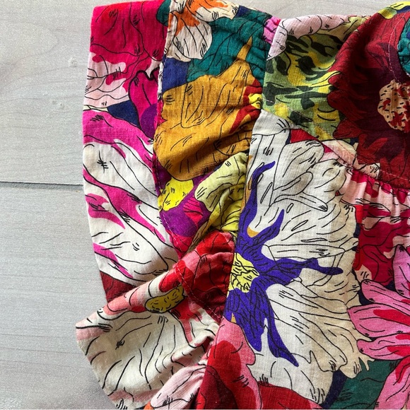 THML MARITZA FLUTTER SLEEVE FLORAL TOP - Picture 5 of 6